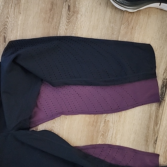Members mark NEW active Pocket Legging Set - Black and Purple - Picture 5 of 6